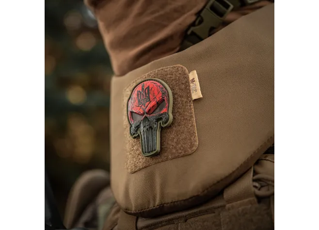 Нашивка M-Tac Punisher Червоний Фото 2